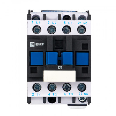 Фотография Пускатель электромагнитный серии ПМЛ-1161М 12А 400В EKF Basic, артикул pml-s-12-400-nc-basic
