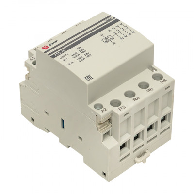 Фотография Контактор модульный КМ 25А 4NC (3 мод.) EKF PROxima, артикул km-3-25-04