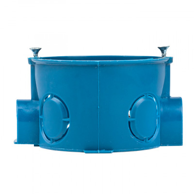 Фотография Коробка установочная КМТ-010-002 для твердых стен (68х42) с саморезами IP20 розничный стикер EKF PROxima, артикул plc-kmt-010-002-r