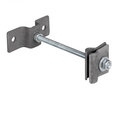 Фотография Держатель проводника на гор. и верт. пов., L=110мм, Ni EKF PROxima, артикул lp-35110-ni