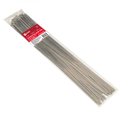 Фотография Хомут AISI 316 из нержавеющей стали, 7.9x680 (100 шт.) FlexLock PROxima, артикул plc-fl-tss-316-7.9x680