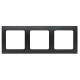 Фотография Стокгольм Рамка 3-местная черная EKF PROxima, артикул EAM-G-302-30