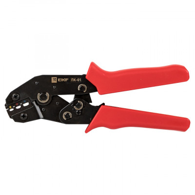Фотография Пресс-клещи ПК-01 ( 0.25-2.5 мм2 НКИ НВИ)  EKF Master, артикул pk-01-mas
