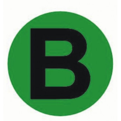 Фотография Наклейка B d=20мм EKF PROxima, артикул an-2-9-1