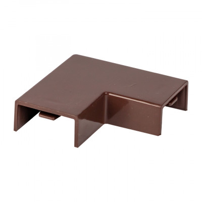 Фотография Поворот 90 гр. (20х10) (4 шт) темное дерево EKF-Plast, артикул abd-20-10x4