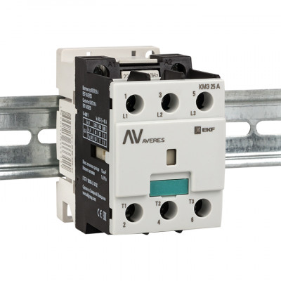 Фотография Контактор КМЭ 30А 400В АС EKF AVERES, артикул ctr-s-30-00-400-av