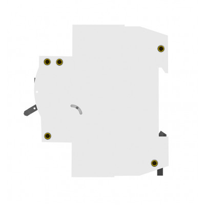 Фотография Устройство защиты от дугового пробоя (УЗДП) с автоматическим выключателем 1P+N 25А (C) 6кА EKF PROxima, артикул afdd-2-25C-pro