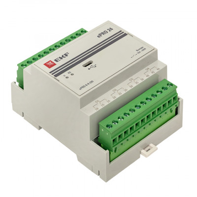 Фотография Модуль расширения ePRO удаленного управления 6вх\4вых 230В EKF PROxima, артикул ePRO-6-4-230