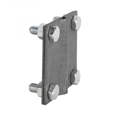 Фотография Зажим универсальный полоса 40 - прут 10 (пластина 70x70мм) HZ EKF PROxima, артикул lp-55922