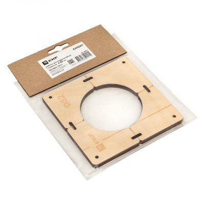 Фотография Шаблон для подрозетников c 1 отв. диам. 82 мм EKF Expert, артикул sh-d82-1