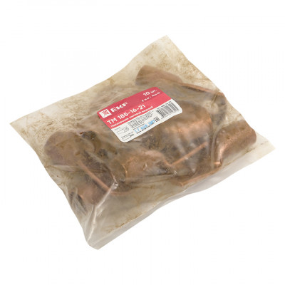 Фотография Наконечник медный ТМ 185-16-21 EKF PROxima, артикул tm-185-16-21