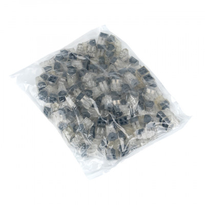 Фотография Строительно-монтажная клемма СМК 773-104 4 отверстия 1,0-2,5мм2 (100шт.) EKF PROxima, артикул plc-smk-104