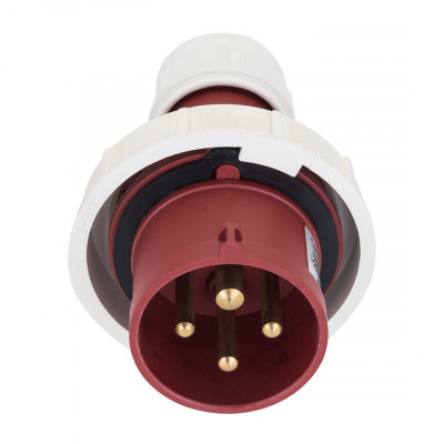 Фотография Вилка переносная 0142 3Р+РЕ 16А 380В IP67 EKF PROxima, артикул ps-0142-16-380