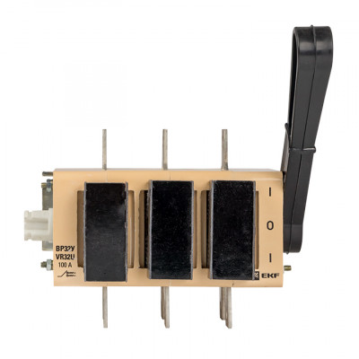 Фотография Выключатель-разъединитель ВР32У-31А71220 100А 2 направ. с д/г камерами несъемная левая/правая рукоятка MAXima EKF PROxima, артикул uvr32-31a71220