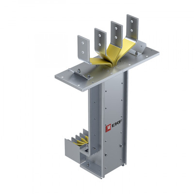 Фотография Фланцевая секция с вертикальным углом для подключения к щиту  4000 А IP55 AL 3L+N+PE(КОРПУС), артикул HPA40FV45