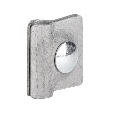 Фотография Зажим прута универсальный (пластина 45х45мм) HZ EKF PROxima, артикул lp-g3103