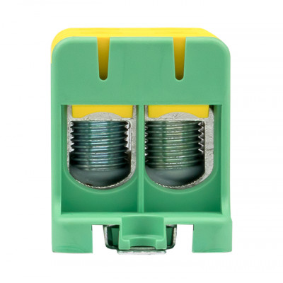 Фотография Клемма силовая вводная двойная КСВ 16-95 желто-зеленая EKF PROxima, артикул plc-kvs2-16-95-y-green