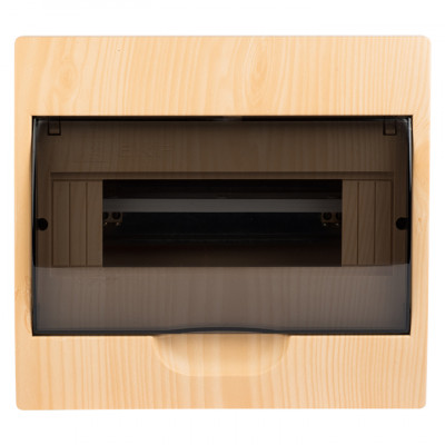 Фотография Щит распределительный навесной ЩРН-П-10 светлое дерево IP41 EKF PROxima, артикул pb40-n-10-light