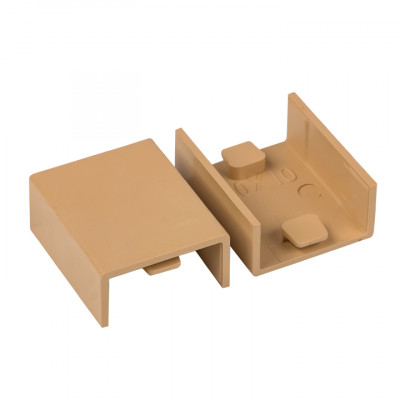 Фотография Соединитель (20х10) (4 шт) светлое дерево EKF-Plast, артикул conl-20-10x4