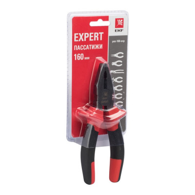 Фотография Пассатижи Expert 160 мм EKF PROxima, артикул pas-160-exp