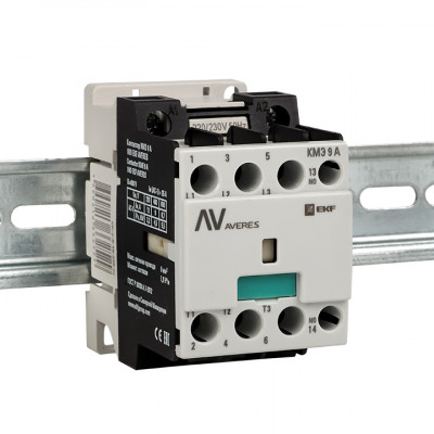Фотография Контактор КМЭ 9А 1NO 400В АС EKF AVERES, артикул ctr-s-9-10-400-av