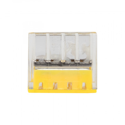 Фотография Клемма СМК 2273-244 (с пастой) 4 отверстия 0,5-2.5мм2 (4шт.) EKF PROxima, артикул plc-smk-2273-244r