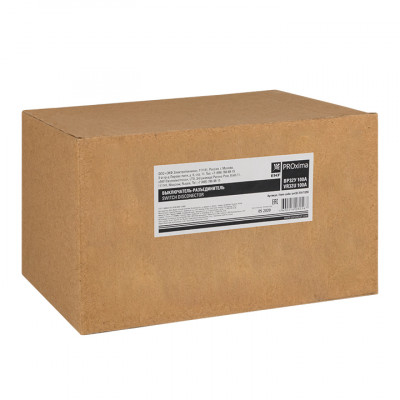 Фотография Выключатель-разъединитель ВР32У-31В71250 100А 2 направ.с д/г камерами съемная левая/правая рукоятка MAXima EKF PROxima, артикул uvr32-31b71250