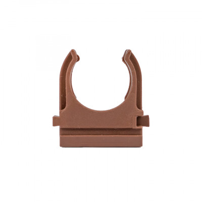 Фотография Крепеж-клипса d20 мм (10 шт) темное дерево EKF-Plast, артикул derj-z-20d