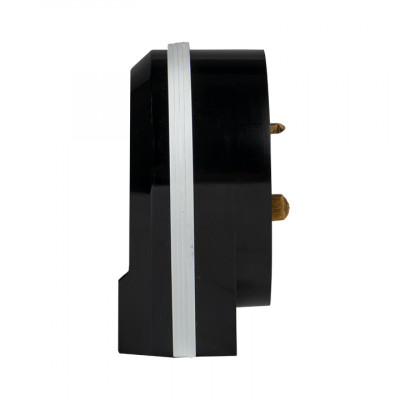 Фотография Вилка для разъема РШ-ВШ 32А 250В 2P+PE карболитовая черн. EKF, артикул AS-250-B-02