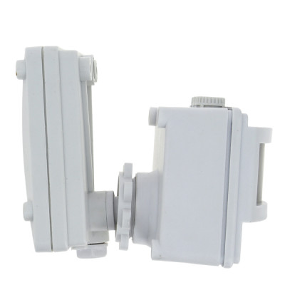 Фотография ИК датчик движения MS-01 бел. на прожектор 1200Вт 120гр. до 12м IP44 EKF PROxima, артикул dd-ms-01-w