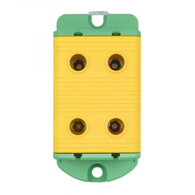 Фотография Клемма силовая вводная двойная КСВ 16-95 желто-зеленая EKF PROxima, артикул plc-kvs2-16-95-y-green
