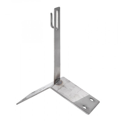 Фотография Держатель кровельный на конёк, 100/65мм, NI EKF PROxima, артикул lp-d2202-ni