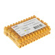 Фотография Колодка клеммная  (4мм.) 3А полистирол желтая (10шт.) EKF PROxima, артикул plc-KK-4-3-ps-y