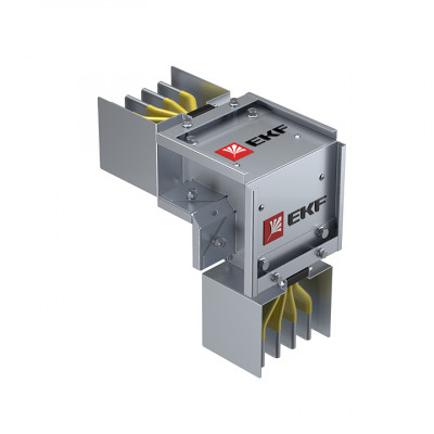 Фотография Угловая вертикальная секция 1250 А IP55 AL 3L+N+PE(КОРПУС), артикул HPA12EV45
