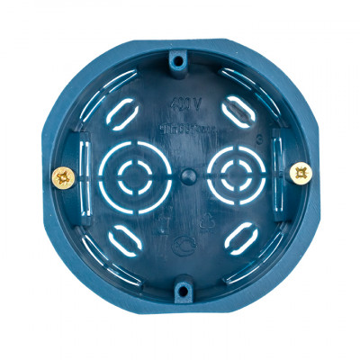 Фотография Коробка установочная КМТ-010-033 для твердых стен (71х45) с саморезами IP20 розничный стикер EKF PROxima, артикул plc-kmt-010-033-r