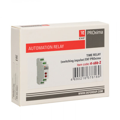 Фотография Реле времени RT-SBB-2 (импульс при включении) EKF PROxima, артикул rt-sbb-2