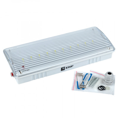 Фотография Светильник аварийного освещения SAFEWAY-10P пост. действия LED EKF Proxima, артикул dpa-203