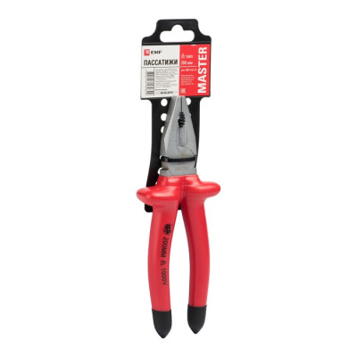 Фотография Пассатижи Master 200 мм 1000В EKF Basic, артикул pas-200-mas-in