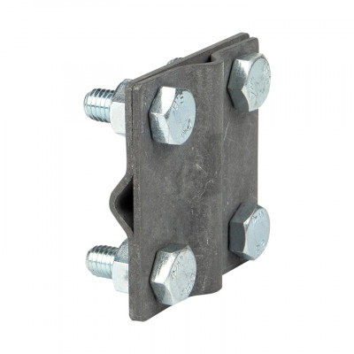 Фотография Зажим крестовидный прут-прут   (пластина 57x57мм) HZ EKF PROxima, артикул lp-g3109