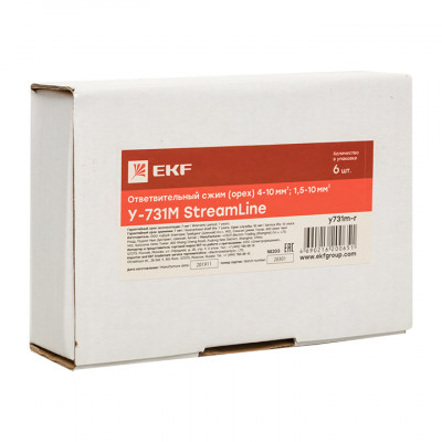 Фотография Ответвительный сжим (орех) У731М (4-10 мм2, артикул y731m-r