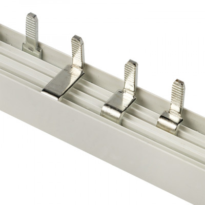 Фотография Шина соединительная типа PIN для 4-ф нагр. 100А 54 мод. EKF PROxima, артикул pin-04-100