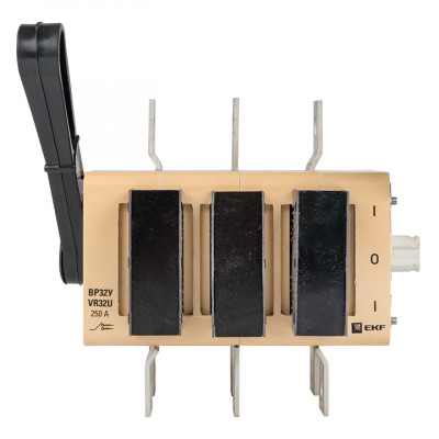 Фотография Выключатель-разъединитель ВР32У-35А71220 250А 2 направ.с д/г камерами несъемная левая/правая рукоятка MAXima EKF PROxima, артикул uvr32-35a71220