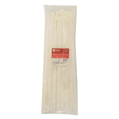 Фотография Хомут нейлоновый (8,2х450) (100шт.) EKF Basic, артикул plc-c-8.2x450