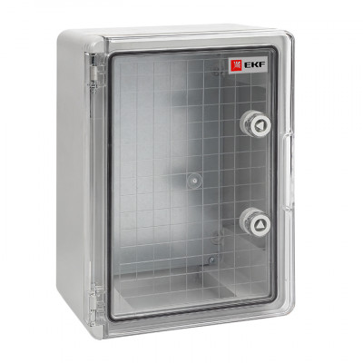 Фотография Щит пластиковый с монтажной платой прозр. дверь 500х350х190 мм IP65 EKF PROxima, артикул PBT65MP005