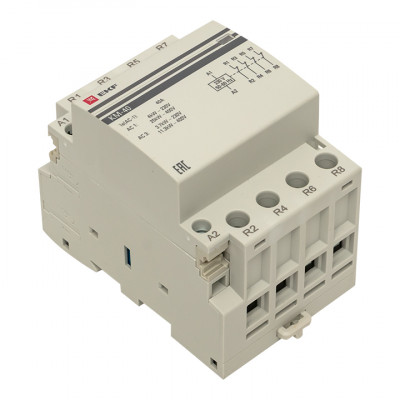 Фотография Контактор модульный КМ 40А 4NC (3 мод.) EKF PROxima, артикул km-3-40-04