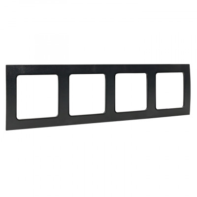Фотография Стокгольм Рамка 4-местная черная EKF PROxima, артикул EAM-G-303-30