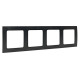 Фотография Стокгольм Рамка 4-местная черная EKF PROxima, артикул EAM-G-303-30