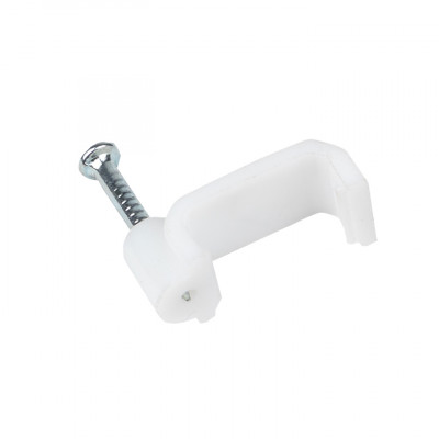 Фотография Скоба крепежная квадратная (плоская) (14мм.) (50шт.) EKF PROxima, артикул plcn-ss-14