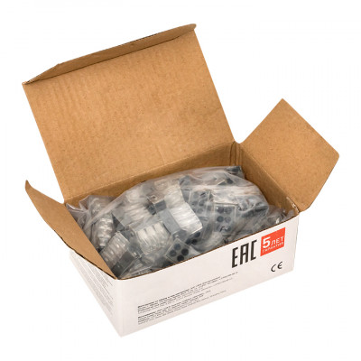 Фотография Строительно-монтажная клемма СМК 773-106 6 отверстий 1,0-2,5мм2 (50шт.) EKF PROxima, артикул plc-smk-106