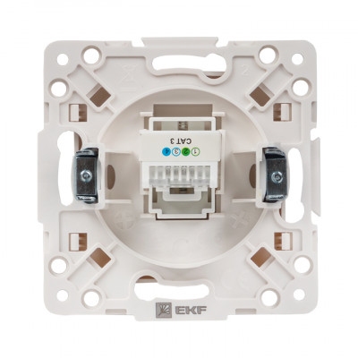Фотография Стокгольм Механизм Розетки Phone 1-местной белый EKF PROxima, артикул EYT01-034-10